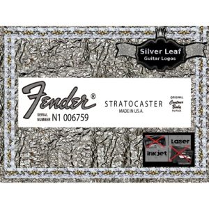 Fender Stratocaster Made In U.S.A. Guitar Decal 103s