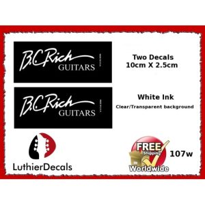B.C. Rich Guitar Decal #107w