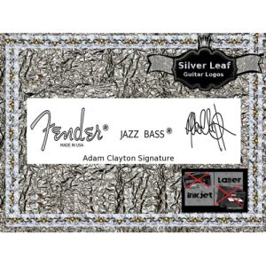 Fender Jazz Bass Adam Clayton Guitar Decal 110s