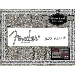 Fender Jazz Bass Guitar Decal 111s