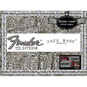 Fender Jazz Bass Guitar Decal #120s