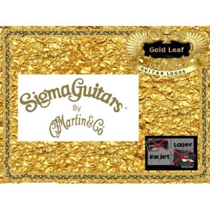 Sigma Guitar by Martin & Co. Guitar Decal 135g
