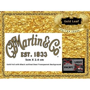 Martin & Co. Guitar Decal 140g