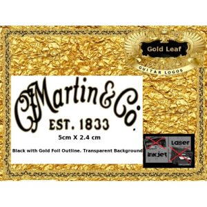 Martin & Co. Guitar Decal 141g