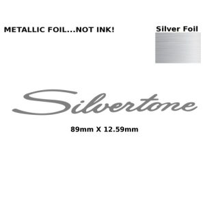 Silvertone Guitar Decal 161s