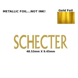 Schecter Guitar Decal 163g