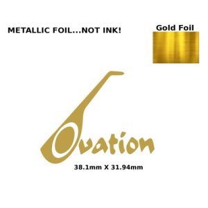 Ovation Guitar Decal 166g