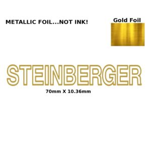 Steinberger guitar decals 168g