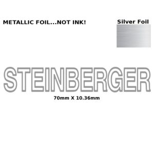 Steinberger guitar decals 168s