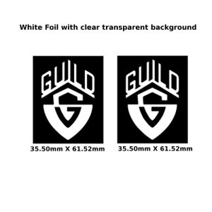 Guild guitar Decal 176w