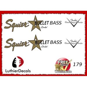 Squier Bullet Bass Guitar Decal #179
