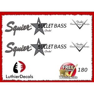 Squier Bullet Bass Guitar Decal #180