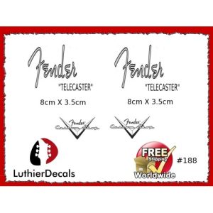 Fender Telecaster Guitar Decal #188