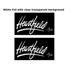 Fender Heartfield Guitar Decal 189w
