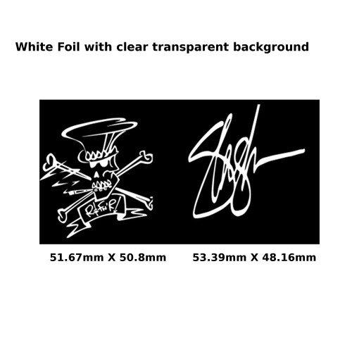 Gibson Slash Guitar Decal 190w