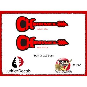 Charvel Guitar Decal 197