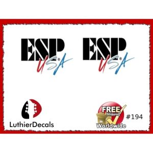 ESP USA Guitar Decal #194