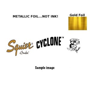 Squier Cyclone Guitar Decal 194g