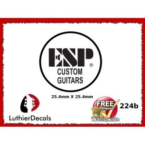 ESP Custom Guitars Decal #224b