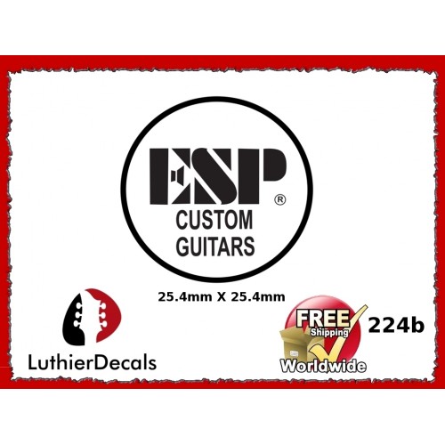 ESP Custom Guitars Decal #224b