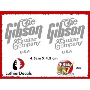 The Gibson Guitar Company Guitar Decal 230