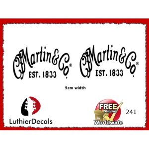 Martin & Co. Guitar Decal 241