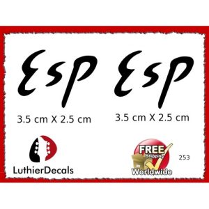 ESP Guitar Decal 253