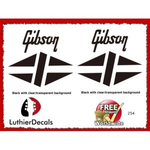 Gibson Guitar Decal 254