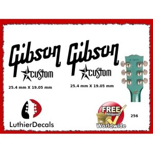 Gibson Custom Guitar Decal 256