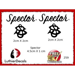 Spector Guitar Decal 259