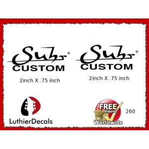 Suhr Custom Guitar Decal 260