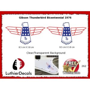 Gibson Thunderbird Firebird Guitar Decal 262