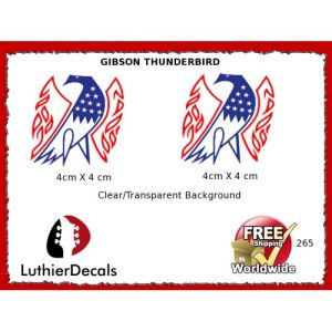 Gibson Thunderbird Firebird Guitar Decal 265