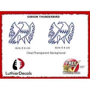 Gibson Thunderbird Firebird Guitar Decal 267