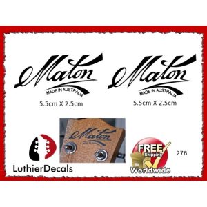 Maton Made in Australia Guitar Decal 276
