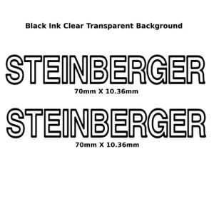 Steinberger guitar decals 289