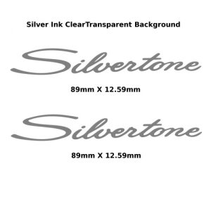 Silvertone Guitar Decal 294