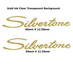 Silvertone Guitar Decal 306