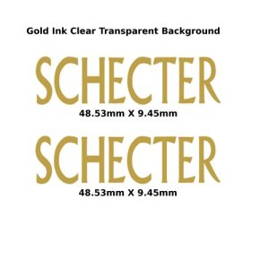 Schecter Guitar Decal 308