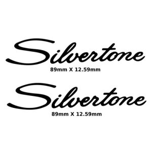 Silvertone Guitar Decal 318
