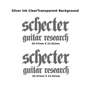Schecter Guitar Decal 320