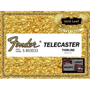 Fender Telecaster Thinline Guitar Decal 76g