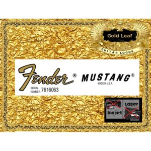 Fender Mustang Decal Guitar Decal #84g