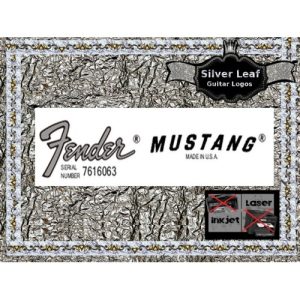 Fender Mustang Decal Guitar Decal #84s