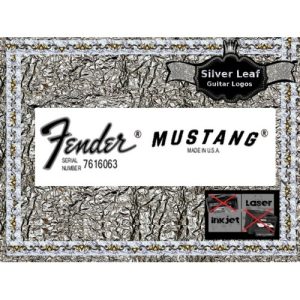 Fender Mustang Decal Guitar Decal #85s