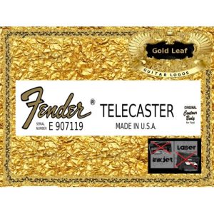 Fender Telecaster Made in USA Guitar Decal 87g