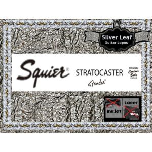Squier Stratocaster Custom Guitar Decal #89s