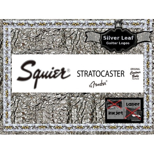 Squier Stratocaster Custom Guitar Decal #89s
