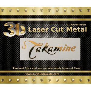 Takamine Guitar Decal Metal Laser M88b