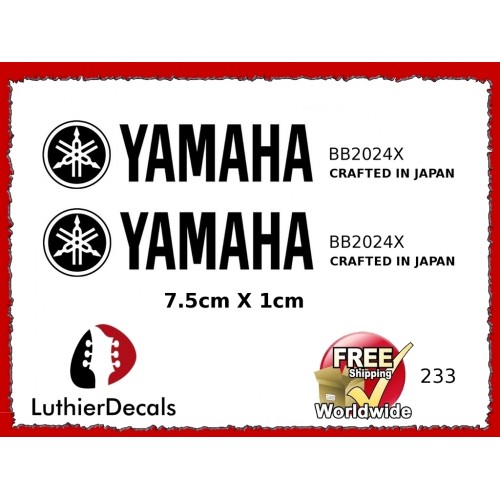 Yamaha Guitar Decal #233